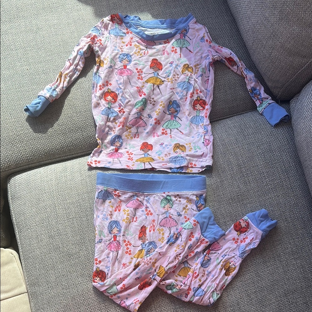 Little Sleepies Pink and Blue Pajama Sets Whimsical Design